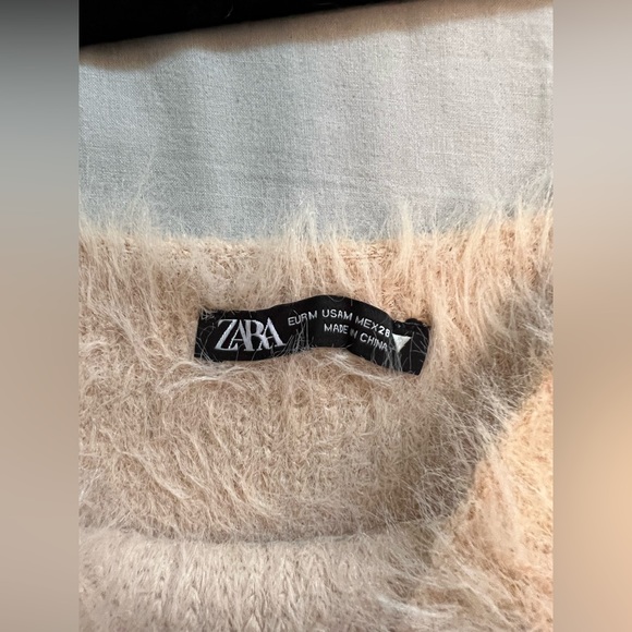 Zara furry Crop Top - Picture 2 of 2